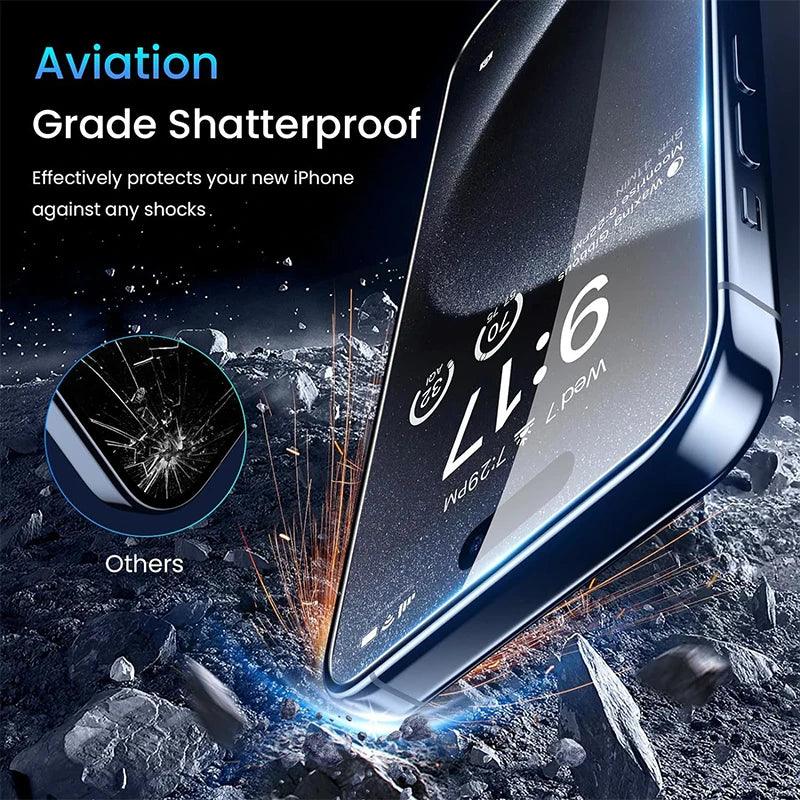 Anti-spy Tempered Glass for iPhone - Bargain Tool