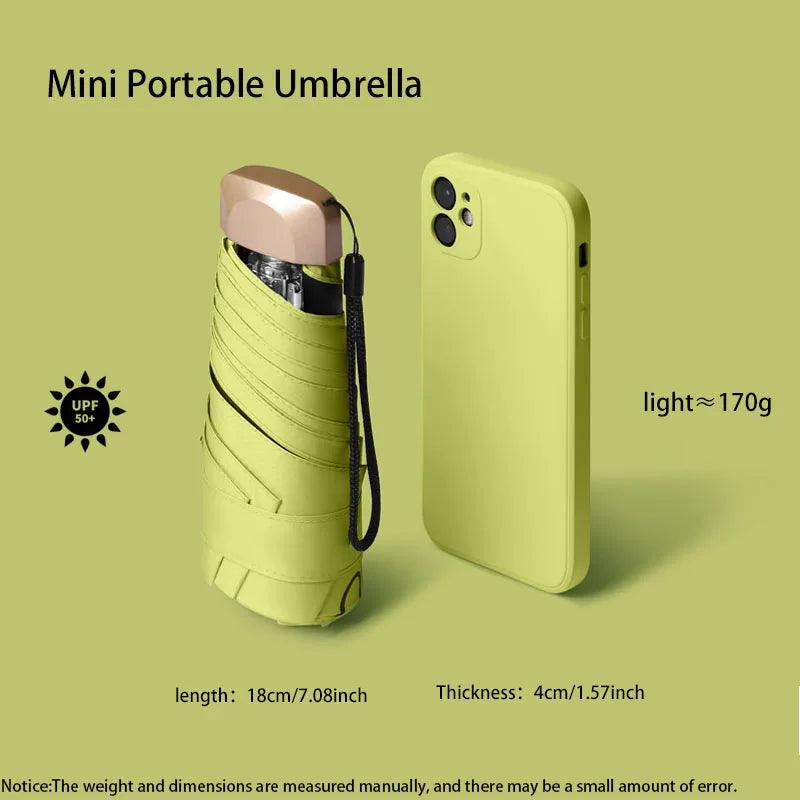 Outdoor Mini Sun Umbrella UV Protection - Bargain Tool