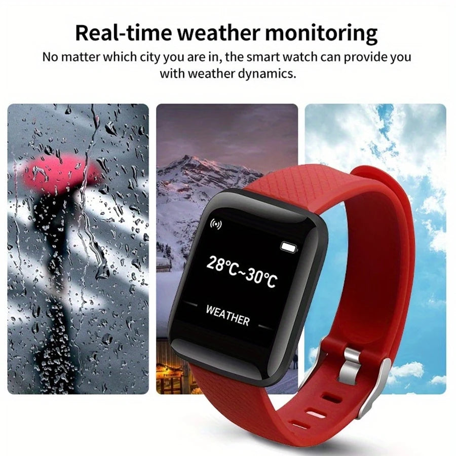 Smartwatch for Men & Women – Fitness Tracker with Heart Rate, Sleep & Activity Monitor for Android & iOS