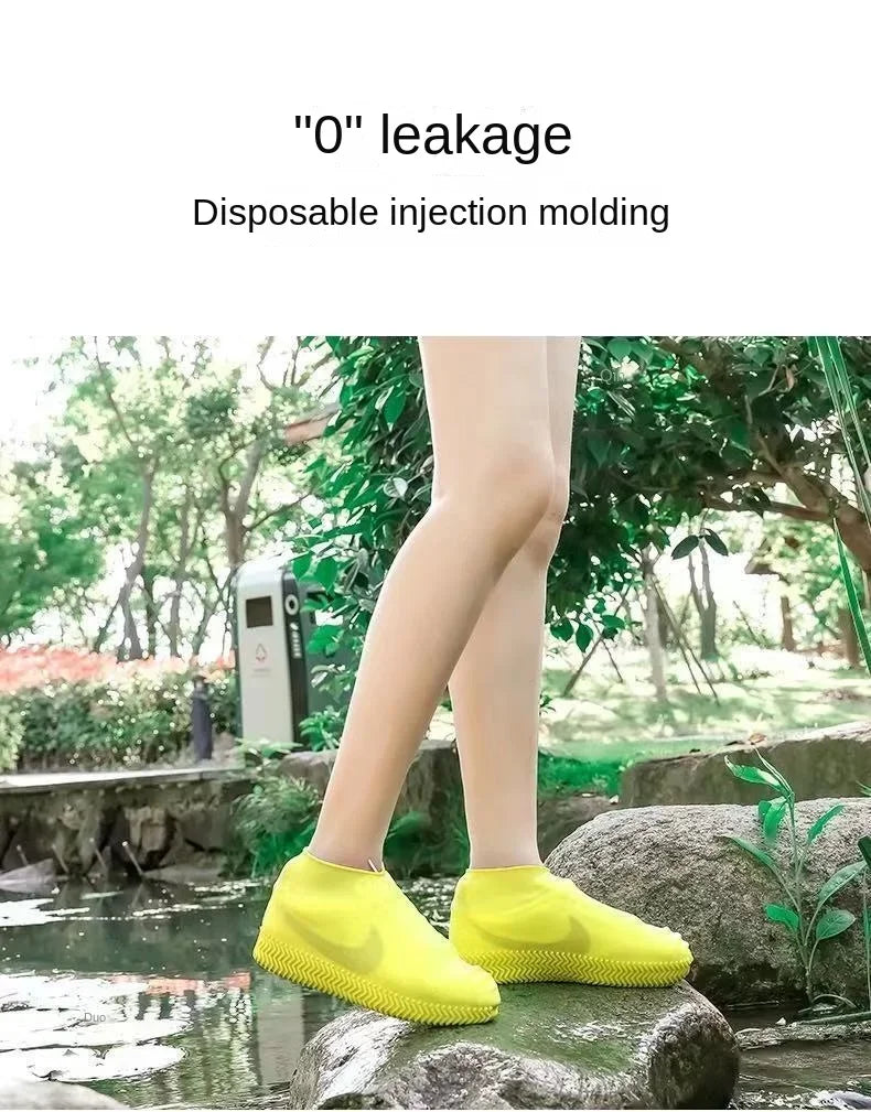 Silicone Waterproof Shoe Covers – Reusable Non-Slip Rain Overshoes for Outdoor Walking, Cycling & Travel