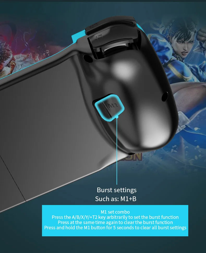 Mobile Gamepad Controller – Expandable Wireless Joystick for Android, iOS & HarmonyOS