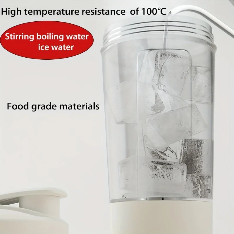 Portable Electric Blender – USB Rechargeable Shaker Cup for Smoothies, Protein Shakes, Coffee & Fitness