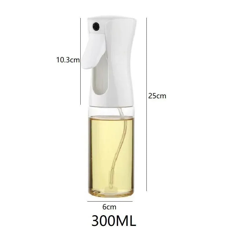 Reusable Oil Spray Bottle – Olive Oil and Vinegar Dispenser for Cooking, Baking, and BBQ (200ml / 300ml / 500ml)