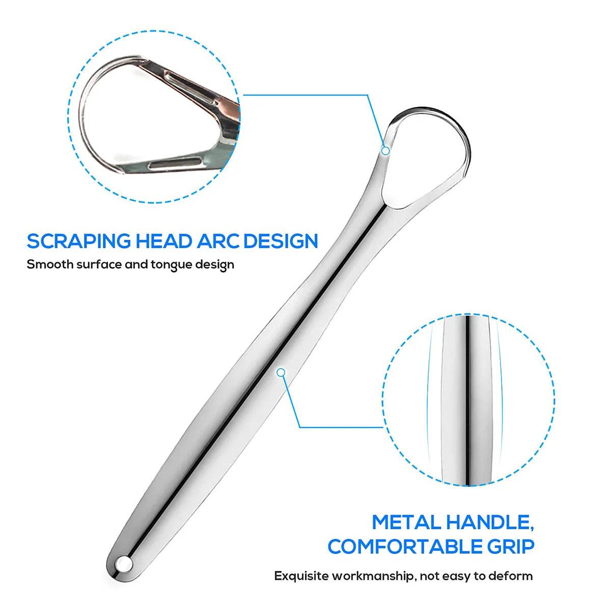 TongueFresh Metal Tongue Scraper - Bargain Tool