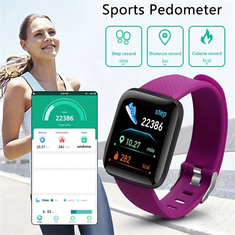 Smartwatch for Men & Women – Fitness Tracker with Heart Rate, Sleep & Activity Monitor for Android & iOS