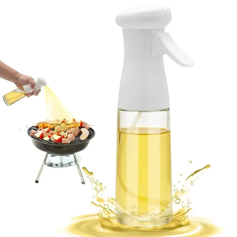 Reusable Oil Spray Bottle – Olive Oil and Vinegar Dispenser for Cooking, Baking, and BBQ (200ml / 300ml / 500ml)