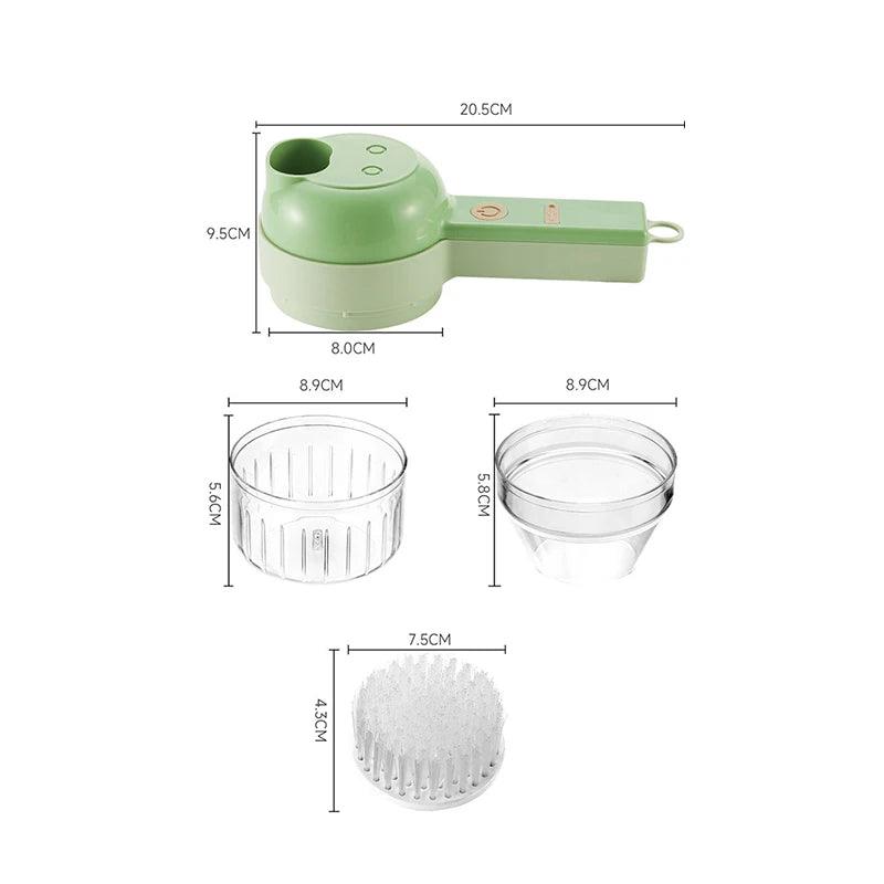 4 in 1 Electric Vegetable Processor - Bargain Tool