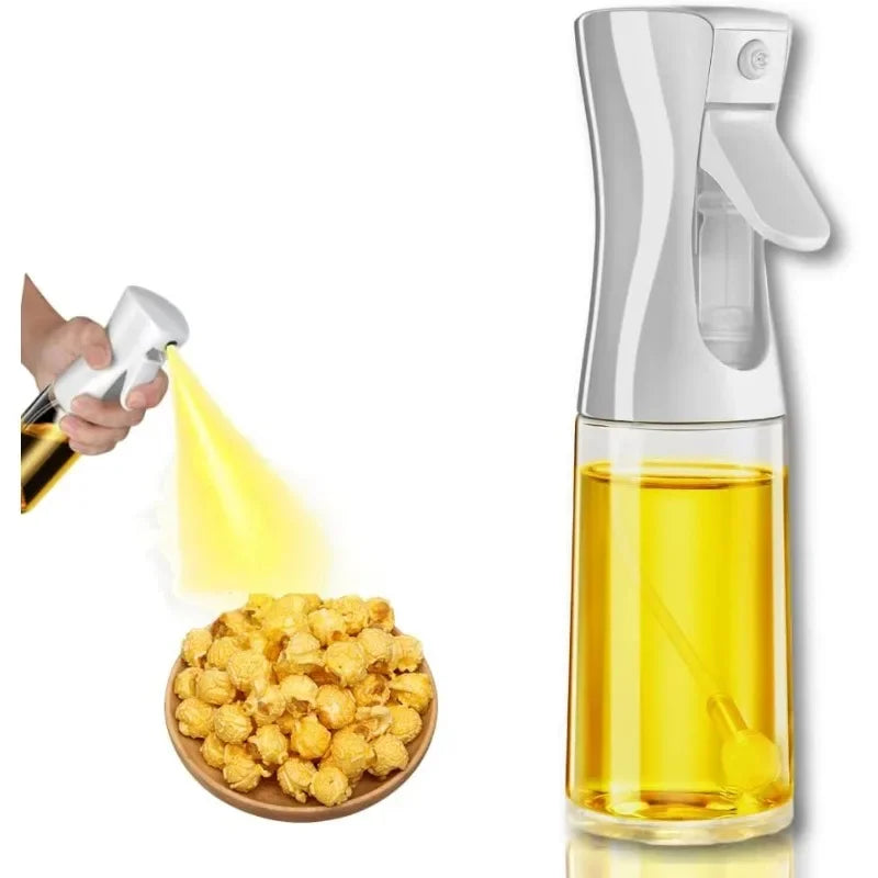 Reusable Oil Spray Bottle – Olive Oil and Vinegar Dispenser for Cooking, Baking, and BBQ (200ml / 300ml / 500ml)