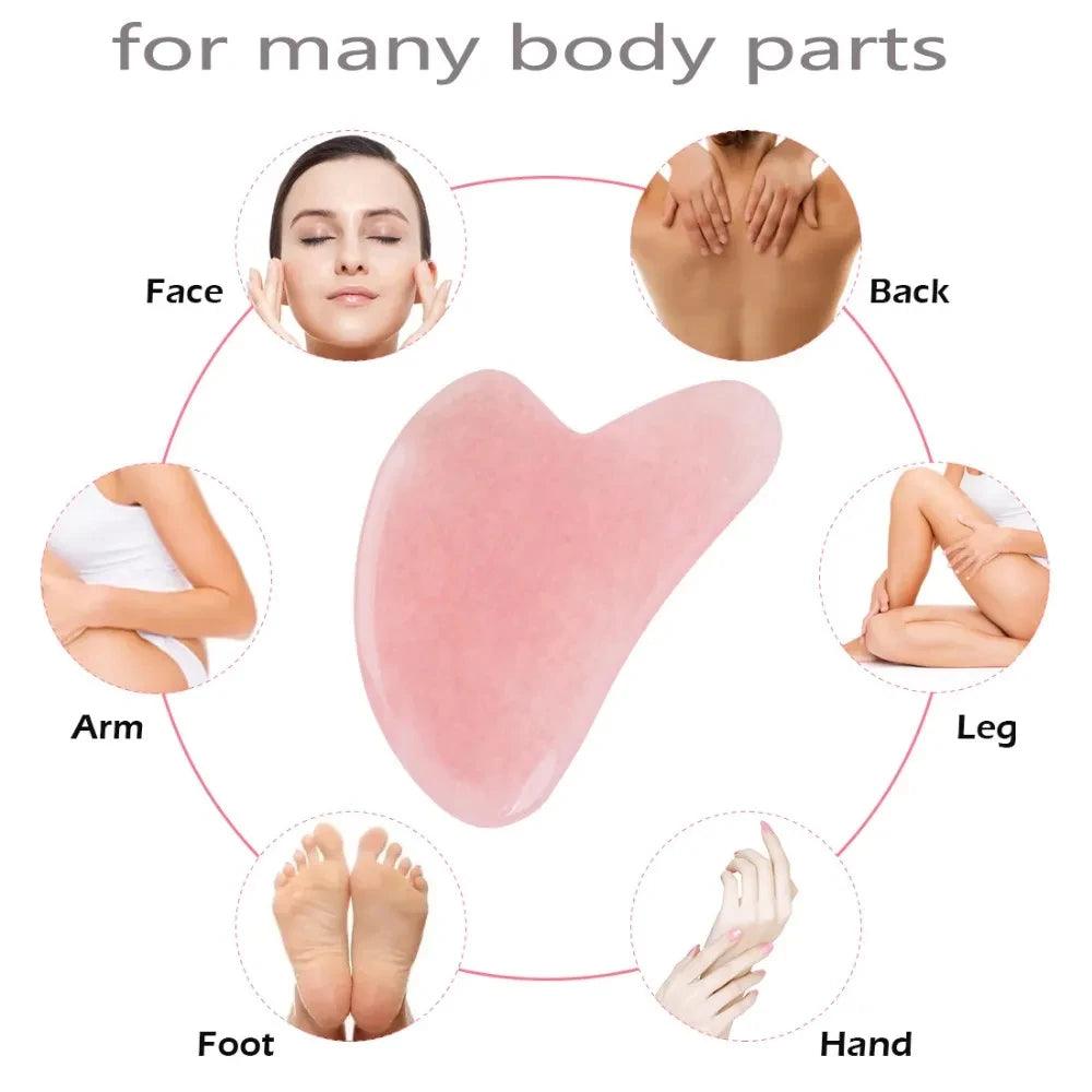 Heart Shaped Beeswax Gua Sha - Bargain Tool