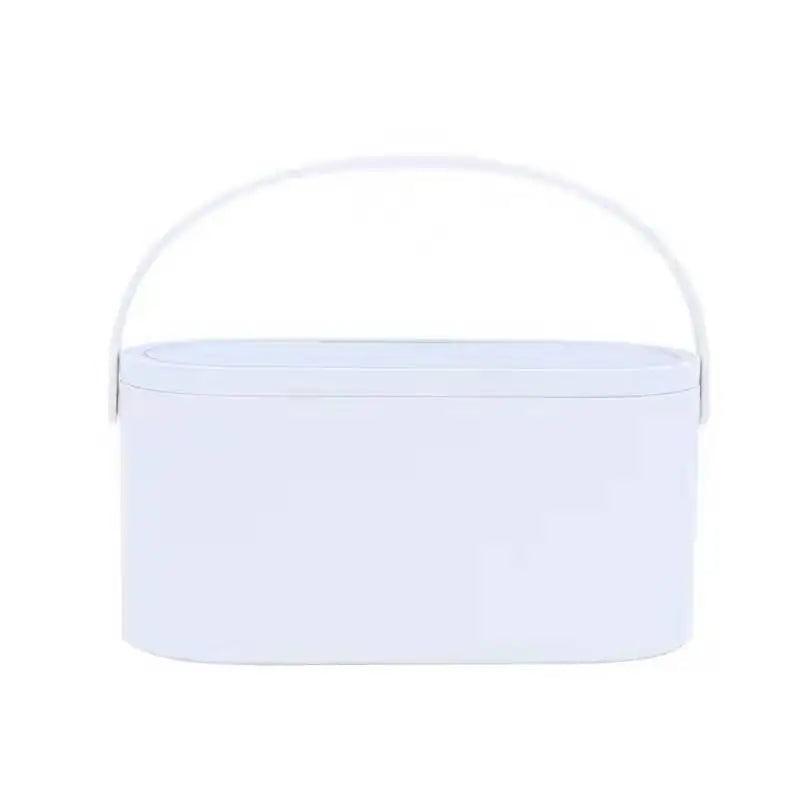 Makeup Organizer Box with LED Light Mirror - Bargain Tool