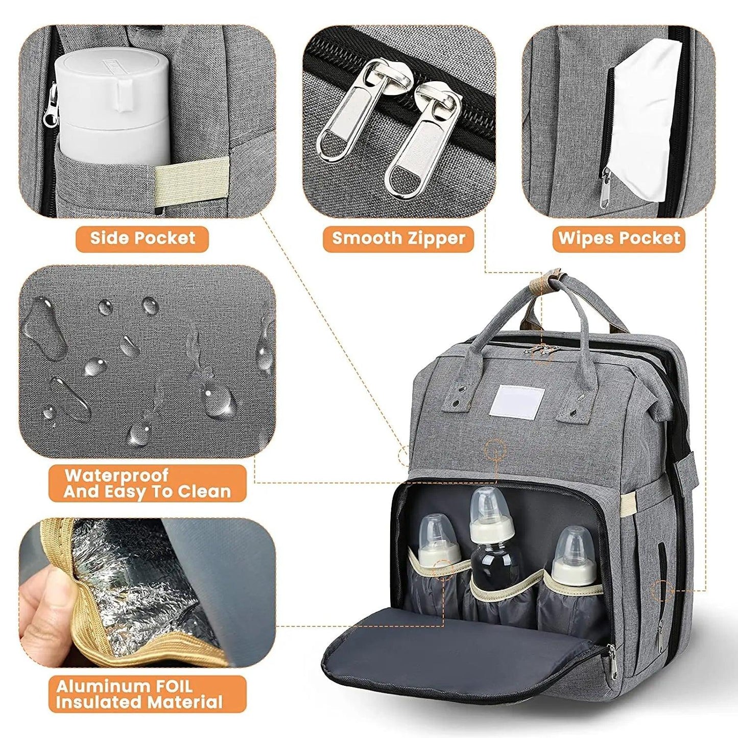 Portable Mommy Folding Baby Bag - Bargain Tool