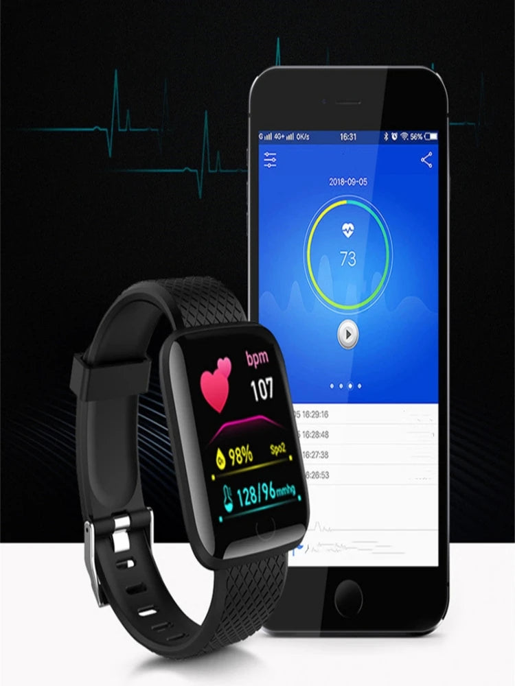 Smartwatch for Men & Women – Fitness Tracker with Heart Rate, Sleep & Activity Monitor for Android & iOS