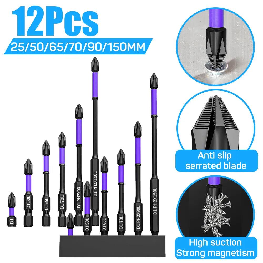 Magnetix Precision PH2 Cross Screwdriver Set - Bargain Tool