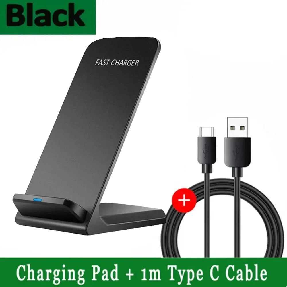 100W Fast Wireless Charging Stand – Quick Charger for Samsung Galaxy S24/S23/S22/S21 Ultra, iPhone 15/14/13/16 Pro Max & Xiaomi 14