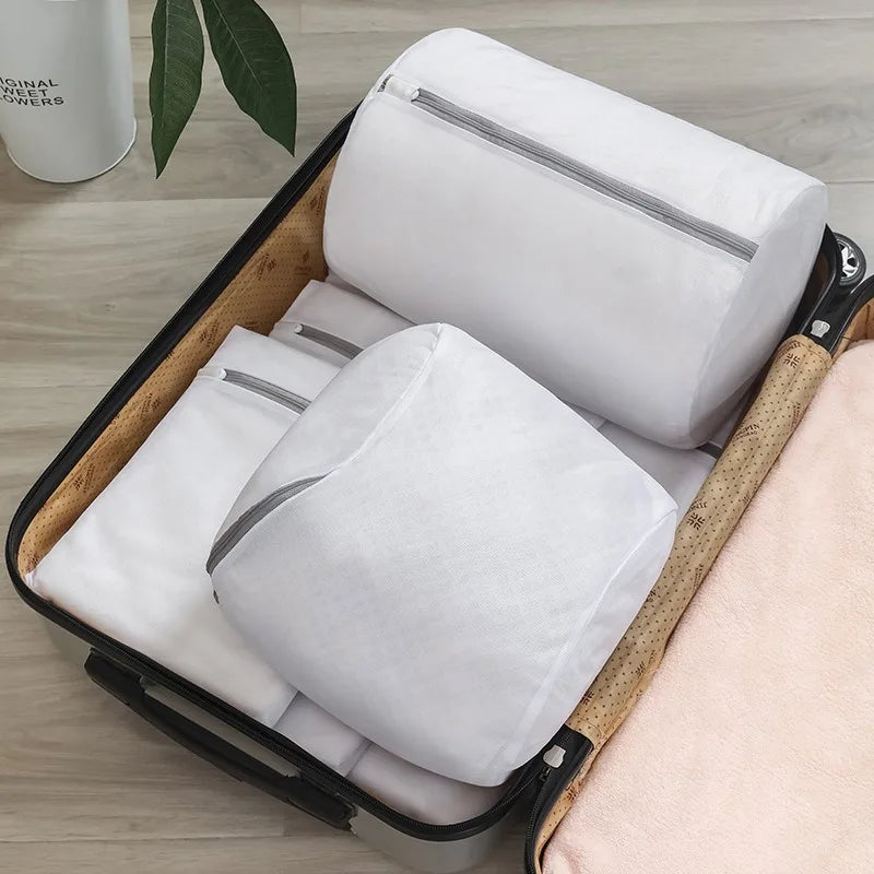 Versatile Shoe Laundry Bag – Durable Mesh Washing Bag for Sneakers, Shoes, Socks & Delicates with Zipper Closure