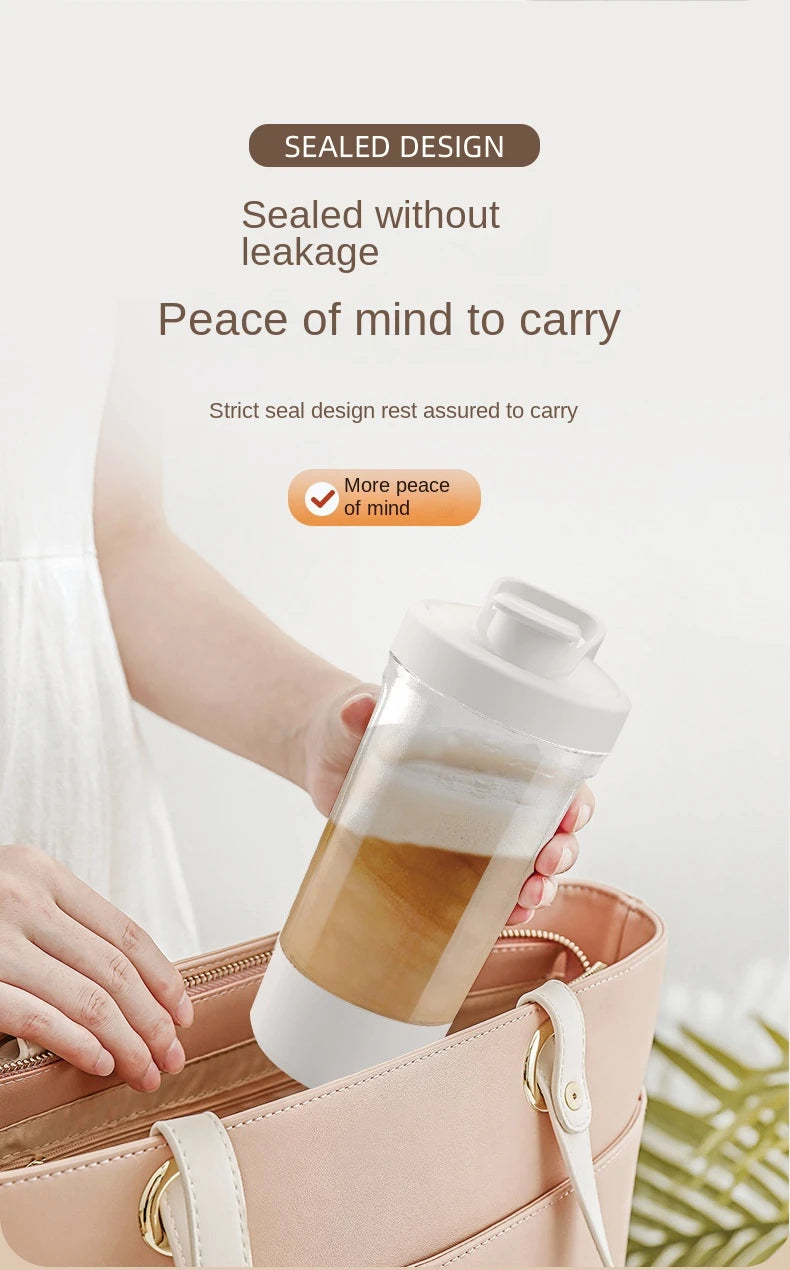 Portable Electric Blender – USB Rechargeable Shaker Cup for Smoothies, Protein Shakes, Coffee & Fitness