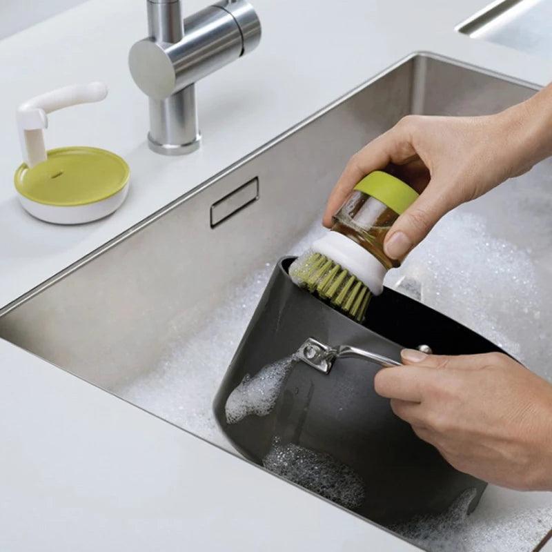 Soap Dispensing Brush - Bargain Tool