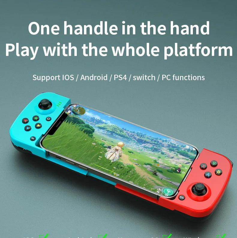 Mobile Gamepad Controller – Expandable Wireless Joystick for Android, iOS & HarmonyOS