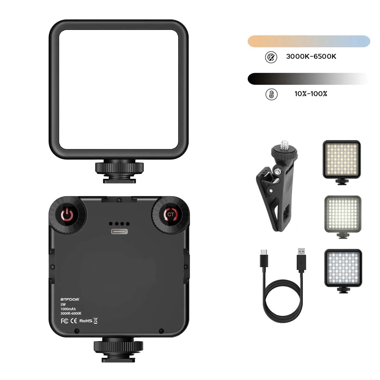 Portable LED Clip Video Light - Bargain Tool