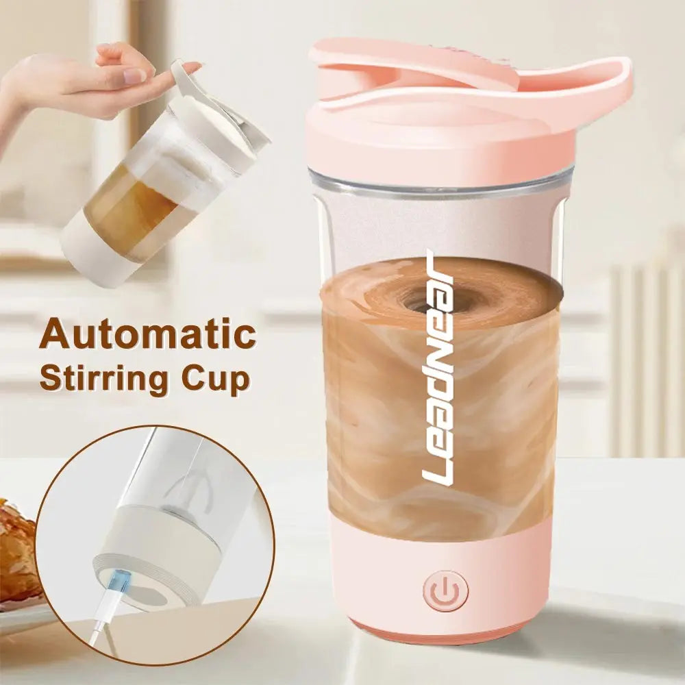 Portable Electric Blender – USB Rechargeable Shaker Cup for Smoothies, Protein Shakes, Coffee & Fitness