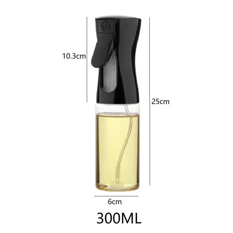 Reusable Oil Spray Bottle – Olive Oil and Vinegar Dispenser for Cooking, Baking, and BBQ (200ml / 300ml / 500ml)
