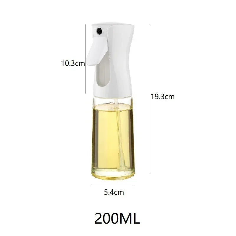 Reusable Oil Spray Bottle – Olive Oil and Vinegar Dispenser for Cooking, Baking, and BBQ (200ml / 300ml / 500ml)