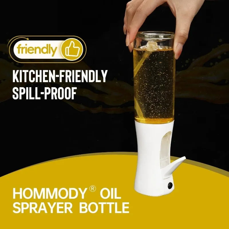 Reusable Oil Spray Bottle – Olive Oil and Vinegar Dispenser for Cooking, Baking, and BBQ (200ml / 300ml / 500ml)