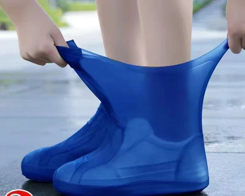 Silicone Waterproof Shoe Covers – Reusable Non-Slip Rain Overshoes for Outdoor Walking, Cycling & Travel