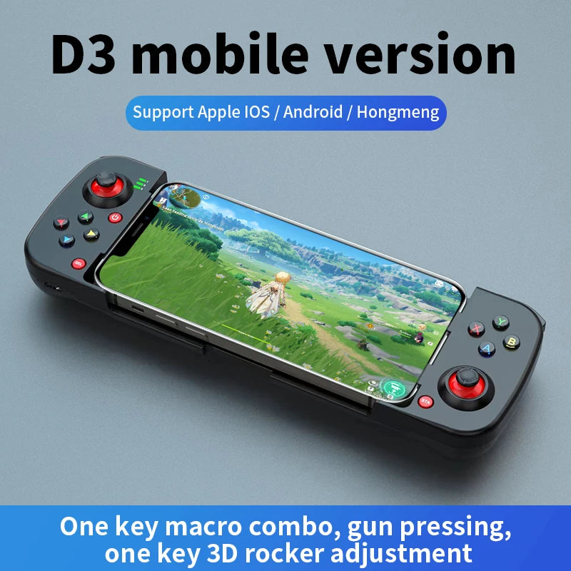 Mobile Gamepad Controller – Expandable Wireless Joystick for Android, iOS & HarmonyOS