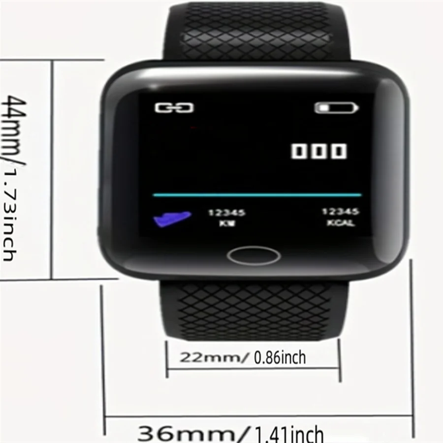 Smartwatch for Men & Women – Fitness Tracker with Heart Rate, Sleep & Activity Monitor for Android & iOS