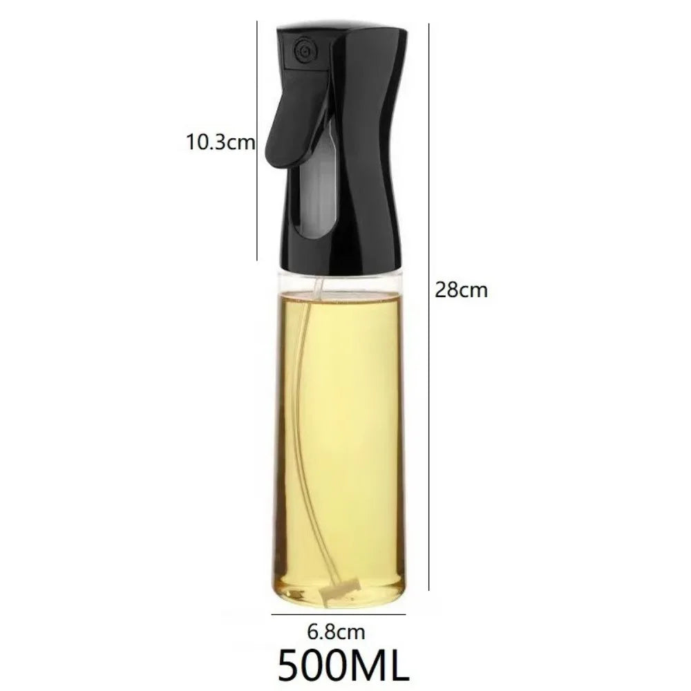 Reusable Oil Spray Bottle – Olive Oil and Vinegar Dispenser for Cooking, Baking, and BBQ (200ml / 300ml / 500ml)