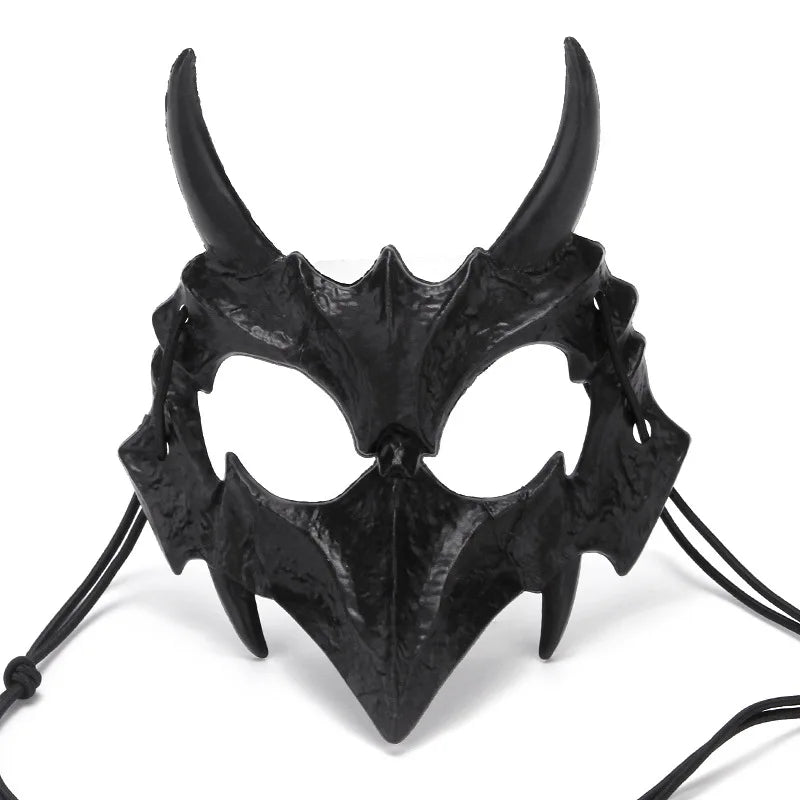 Halloween Half-Face Mask – Dragon, Tiger, Wolf, and Skull Designs for Cosplay, Parties, and Performances