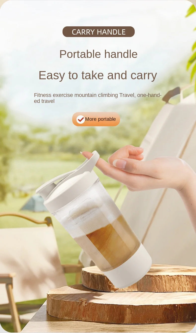 Portable Electric Blender – USB Rechargeable Shaker Cup for Smoothies, Protein Shakes, Coffee & Fitness