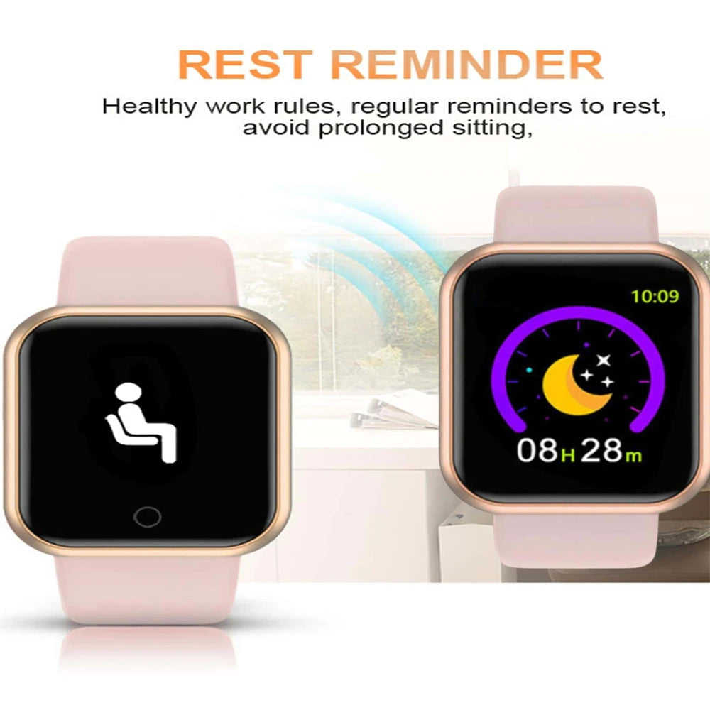 Smartwatch for Men & Women – Fitness Tracker with Heart Rate, Sleep & Activity Monitor for Android & iOS