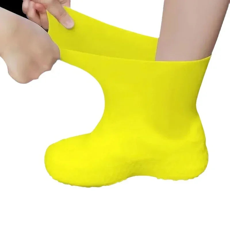 Silicone Waterproof Shoe Covers – Reusable Non-Slip Rain Overshoes for Outdoor Walking, Cycling & Travel