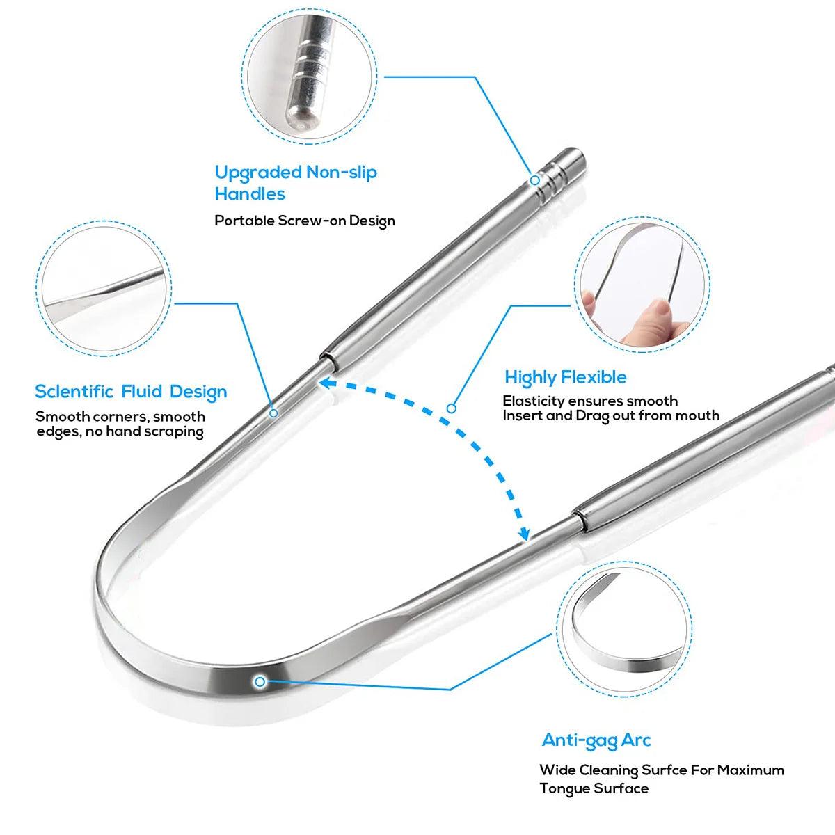 TongueFresh Metal Tongue Scraper - Bargain Tool