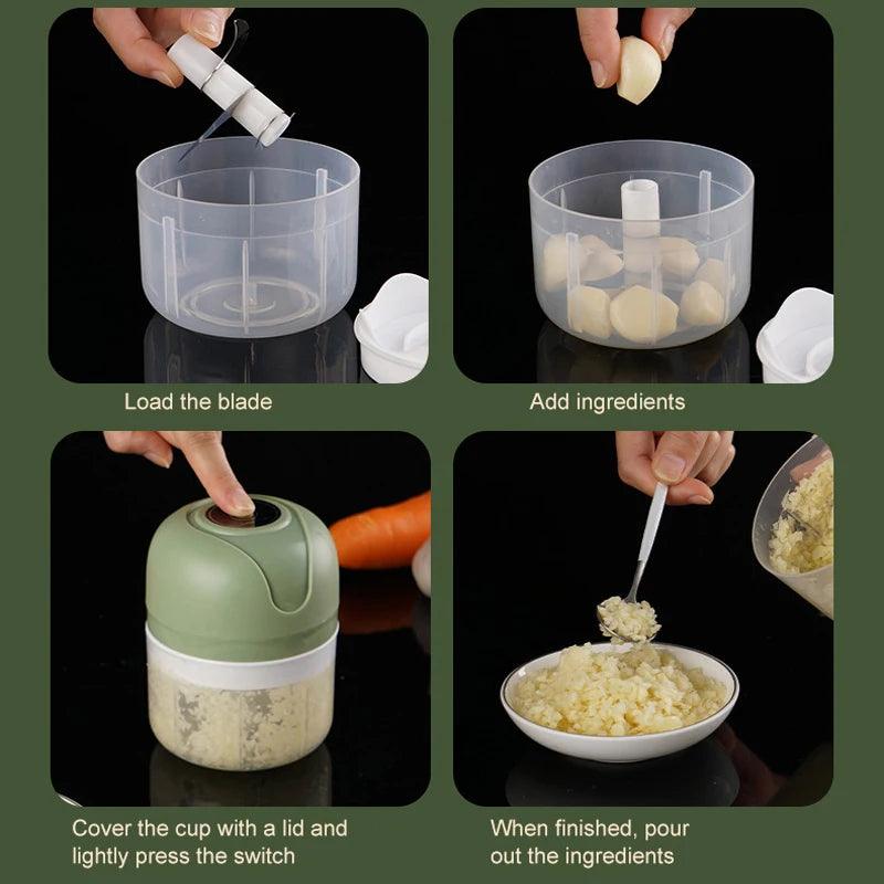 Mini Electric Garlic Chopper - Bargain Tool
