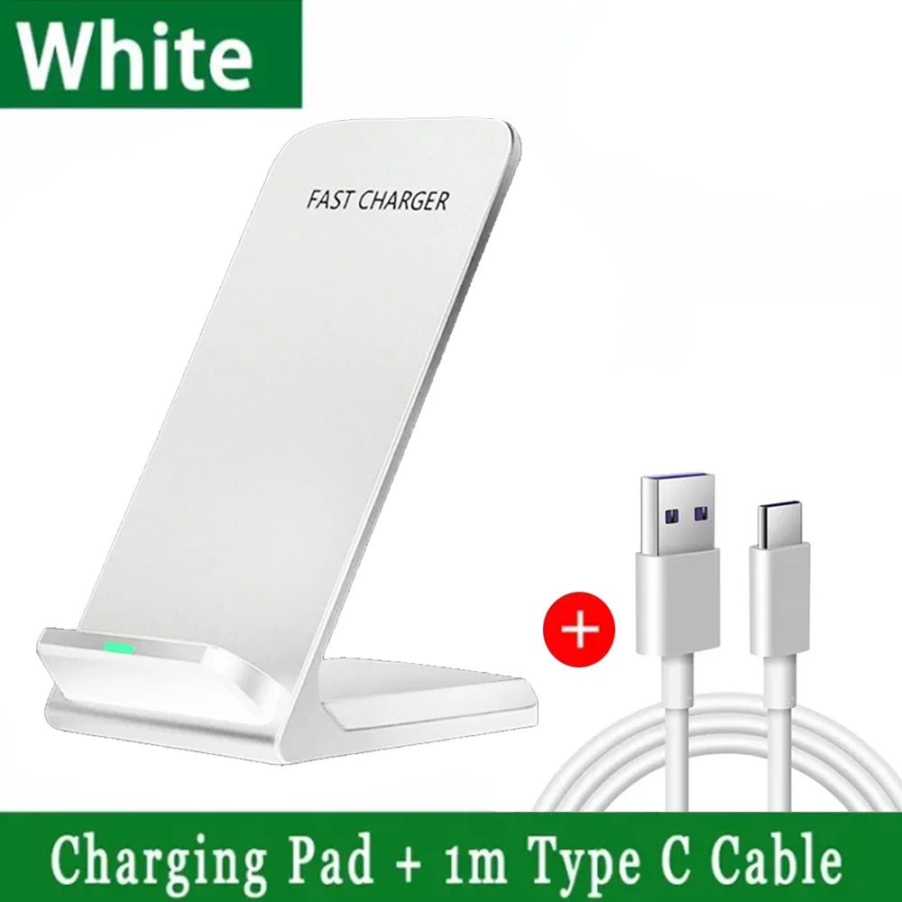 100W Fast Wireless Charging Stand – Quick Charger for Samsung Galaxy S24/S23/S22/S21 Ultra, iPhone 15/14/13/16 Pro Max & Xiaomi 14