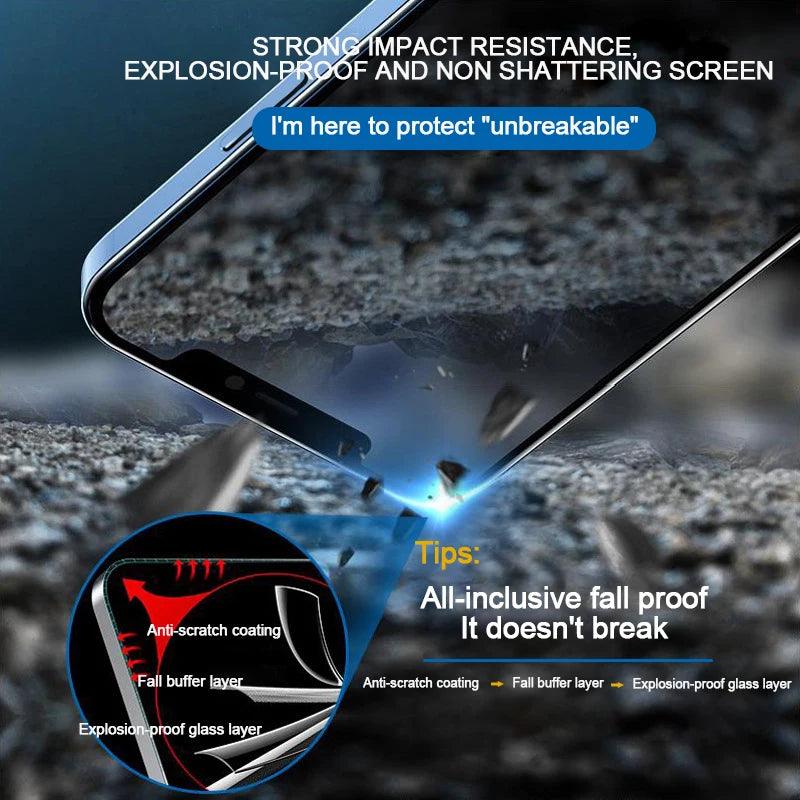 Anti-spy Tempered Glass for iPhone - Bargain Tool