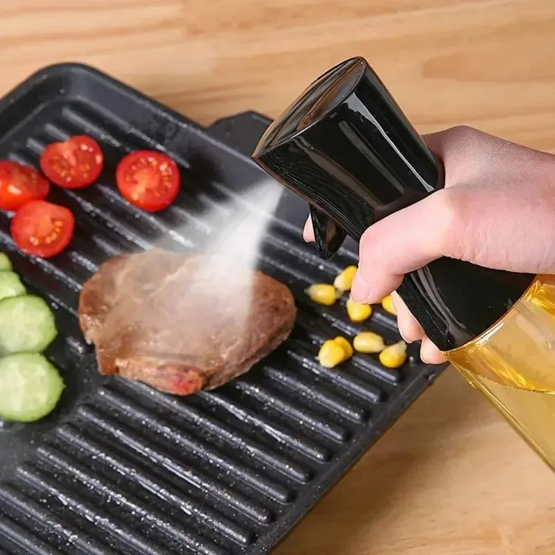 Reusable Oil Spray Bottle – Olive Oil and Vinegar Dispenser for Cooking, Baking, and BBQ (200ml / 300ml / 500ml)
