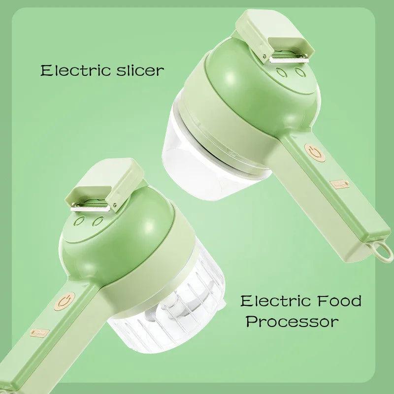 4 in 1 Electric Vegetable Processor - Bargain Tool