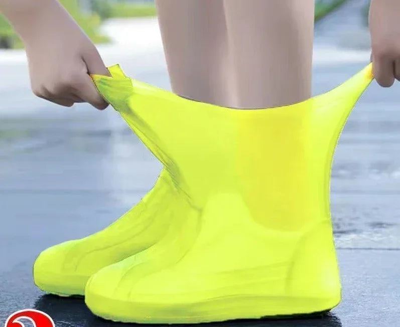 Silicone Waterproof Shoe Covers – Reusable Non-Slip Rain Overshoes for Outdoor Walking, Cycling & Travel