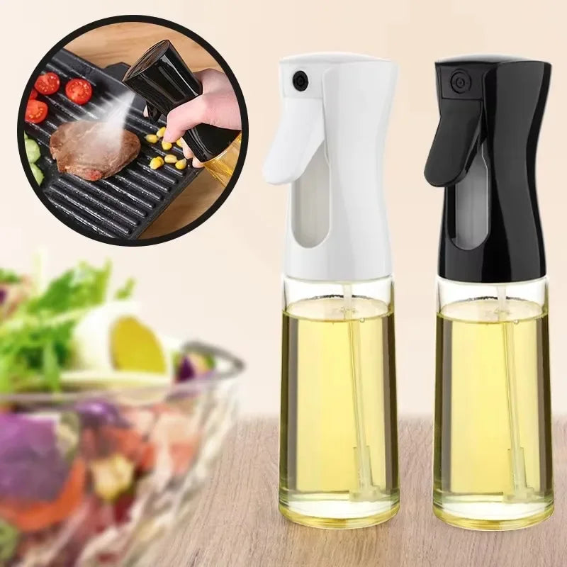 Reusable Oil Spray Bottle – Olive Oil and Vinegar Dispenser for Cooking, Baking, and BBQ (200ml / 300ml / 500ml)