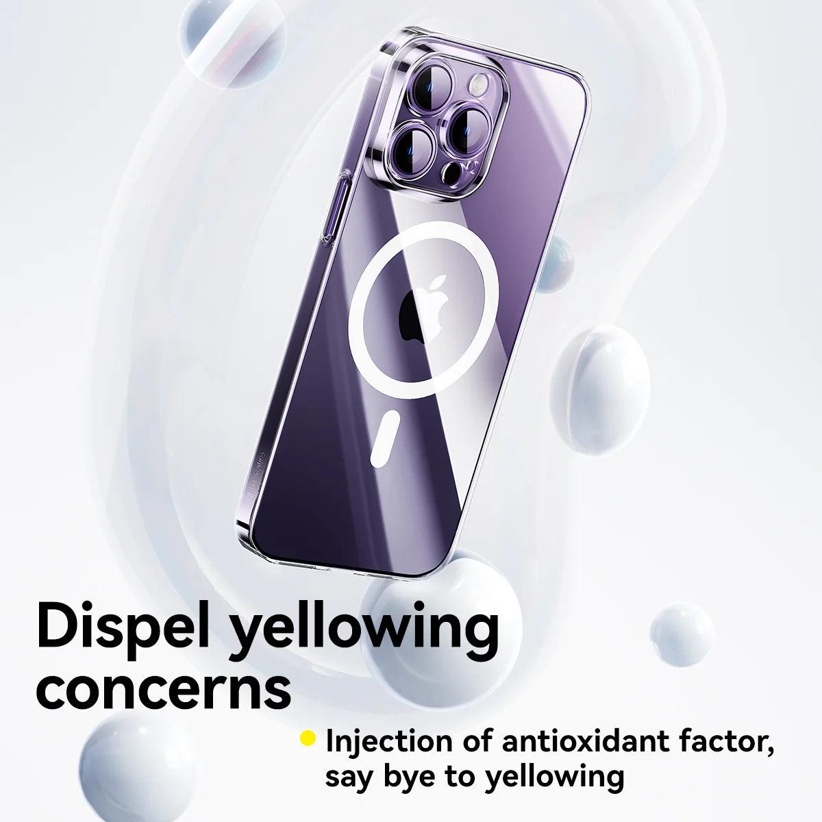 Magnetic Case Hard PC Clear Case for iPhone - Bargain Tool