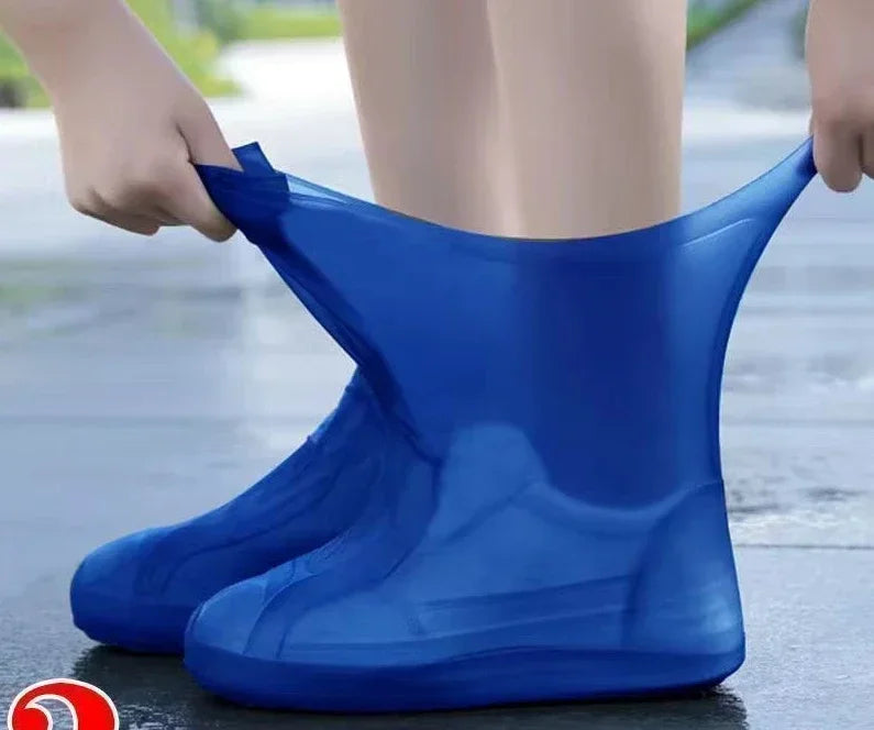 Silicone Waterproof Shoe Covers – Reusable Non-Slip Rain Overshoes for Outdoor Walking, Cycling & Travel