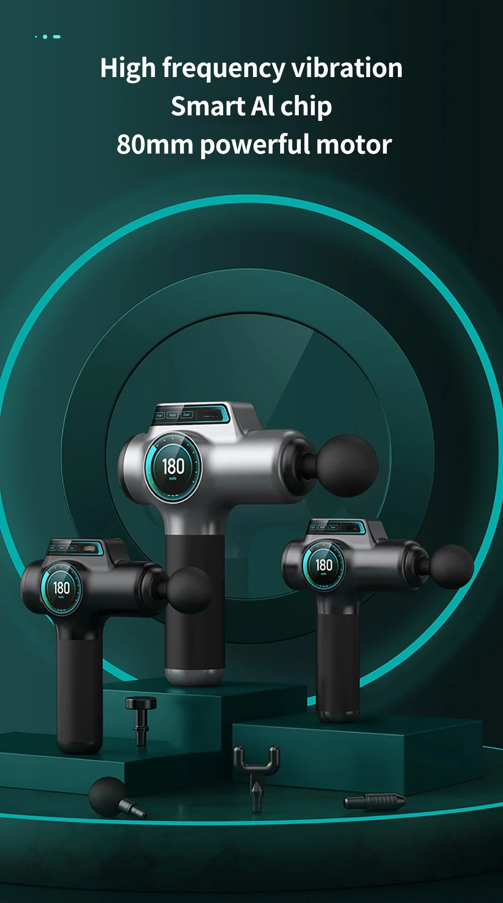 99-Speed Professional Muscle Massage Gun – Deep Tissue Percussion Massager for Neck, Back & Full Body Recovery