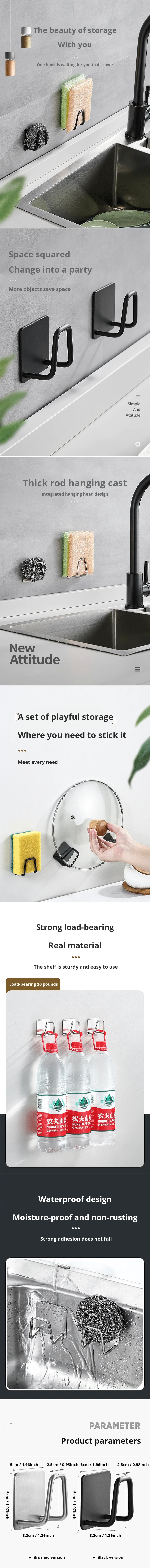 Stainless Steel Sink Sponge Rack with Suction Cup – Compact Draining Holder for Sponges and Scrubbers