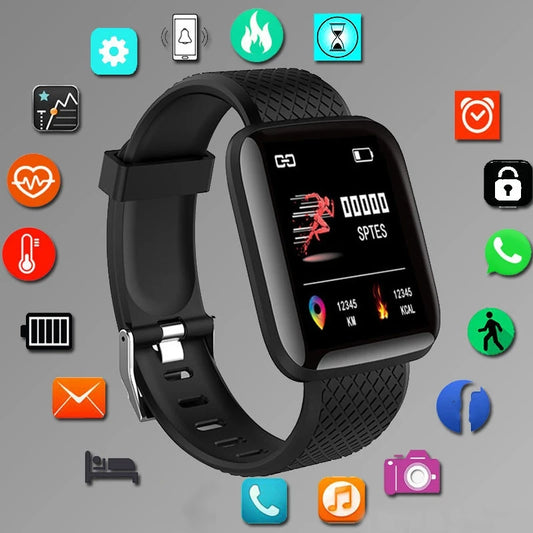 Smartwatch for Men & Women – Fitness Tracker with Heart Rate, Sleep & Activity Monitor for Android & iOS