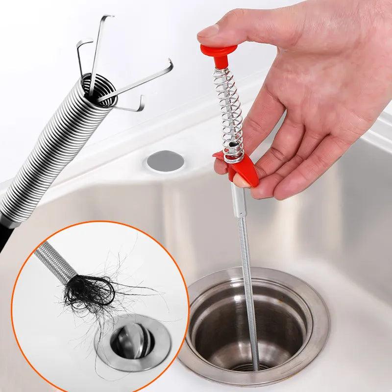 60cm Spring Pipe Dredging Tool - Bargain Tool