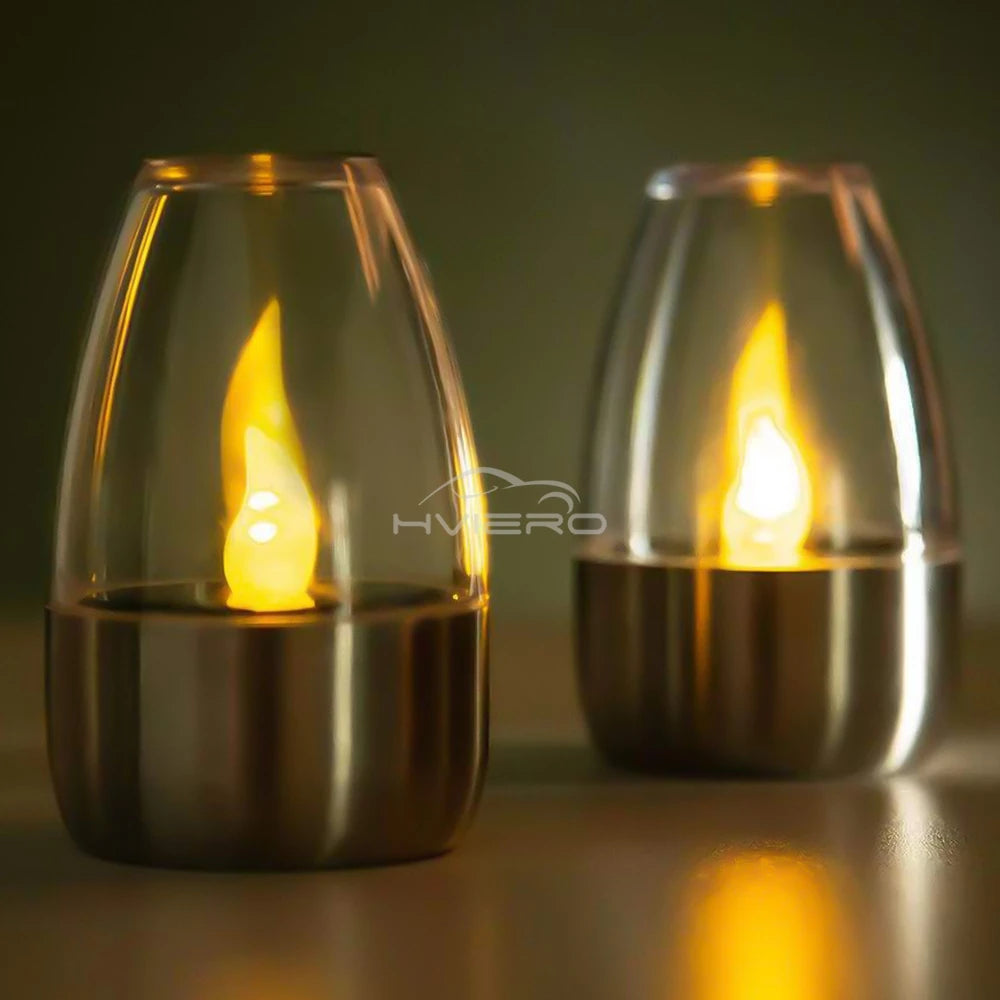 LED Solar Candle Light – Waterproof Flameless Outdoor Night Lamp for Garden, Patio, and Wedding Decor